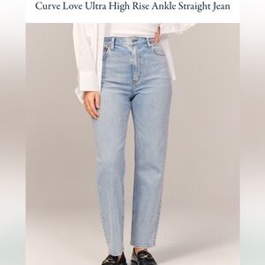 Curve Love Ultra High Rise Ankle Straight Jean